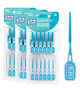 TePe TePe EasyPick M/L Blauw - 3 x 36 stuks Voordeel