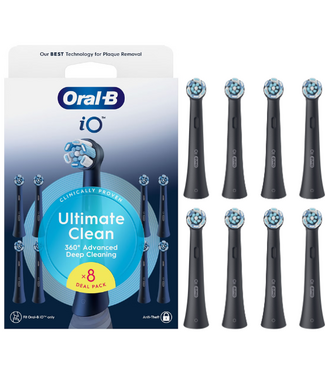 Oral-B Oral-B iO Ultimate Clean 8 Opzetborstels - Black