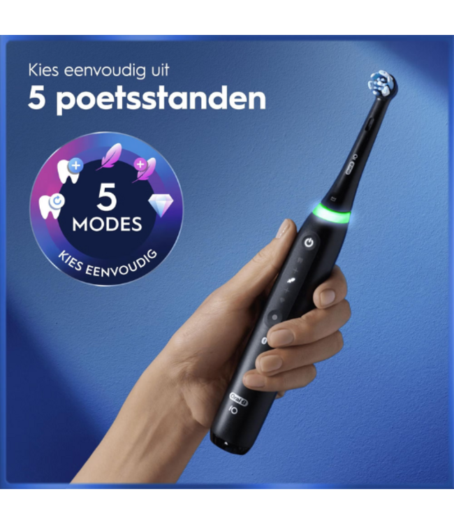 Oral-B iO Series 5S Black Elektrische Tandenborstel