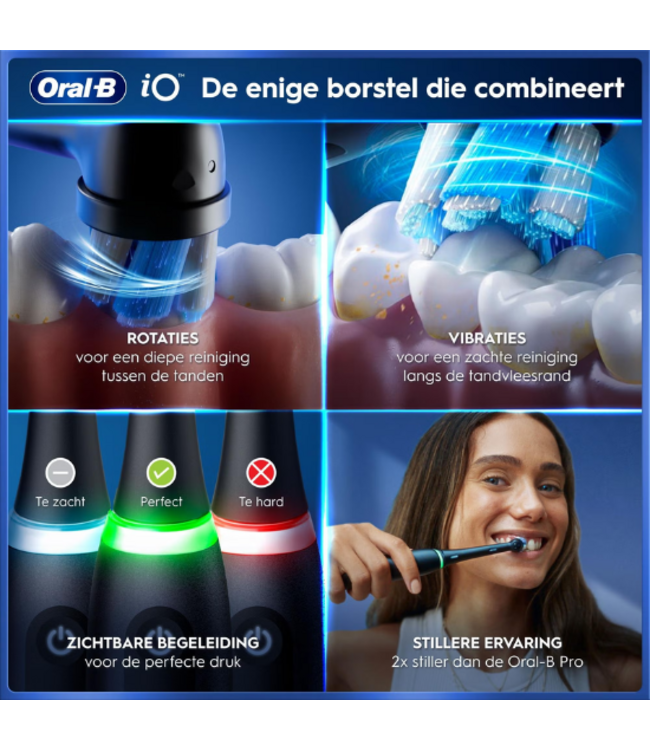 Oral-B iO Series 5S Black Elektrische Tandenborstel