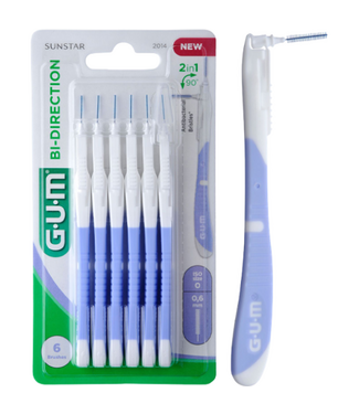 GUM GUM Bi-Direction 0.6 mm Lavendel - 6 Ragers