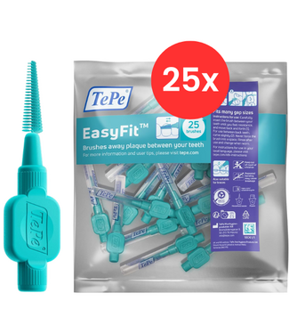 TePe TePe EasyFit S/M Interdentale Ragers Blauw - 25 stuks