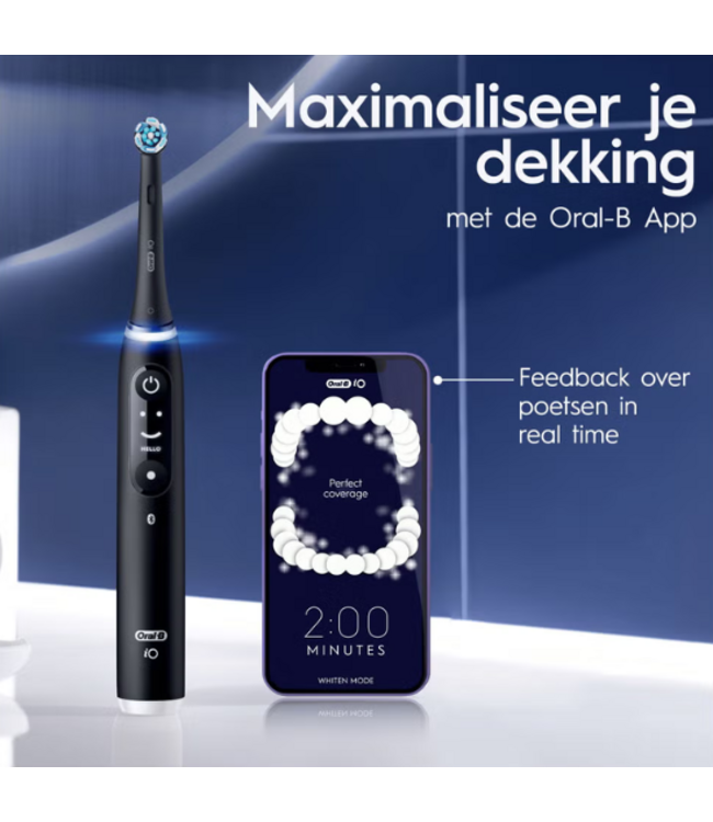 Oral-B iO Series 6 Black + Extra Body Pink