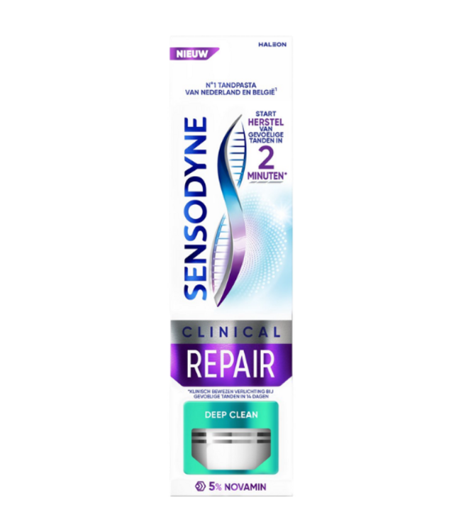 Sensodyne Clinical Repair Deep Clean Tandpasta - 75 ml