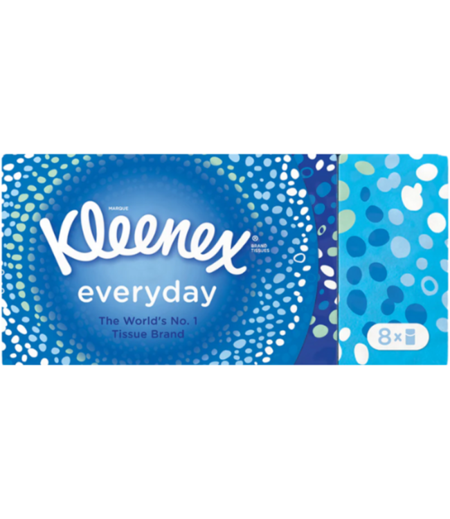 Kleenex Everyday Pocket Tissues - 8x9 stuks