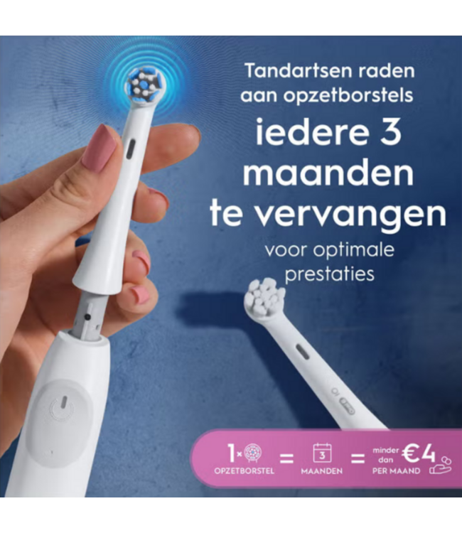 Oral-B iO Gentle Care White opzetborstels - 6 stuks