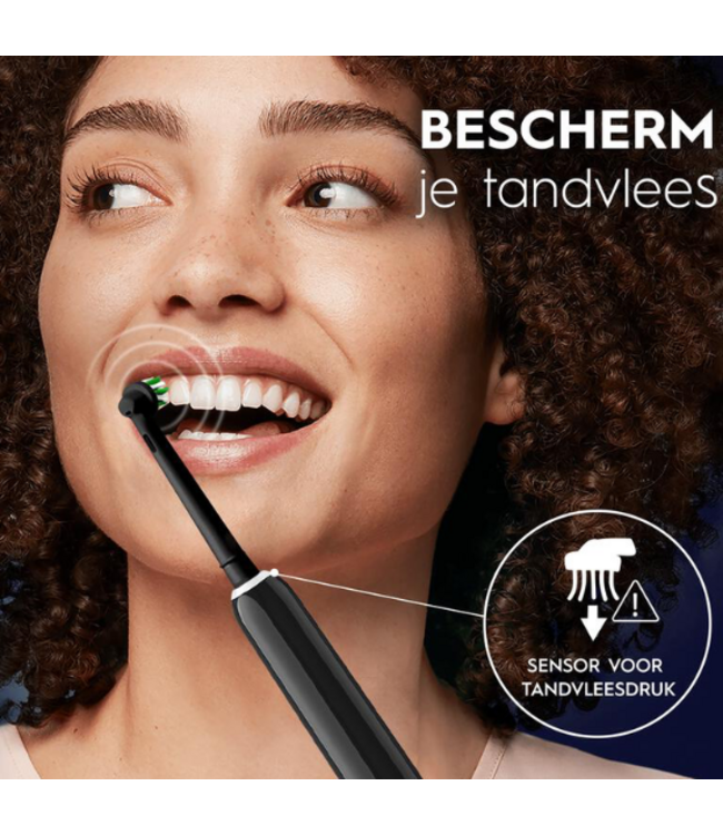 Oral-B PRO Series 1 Black Elektrische Tandenborstel + Reisetui