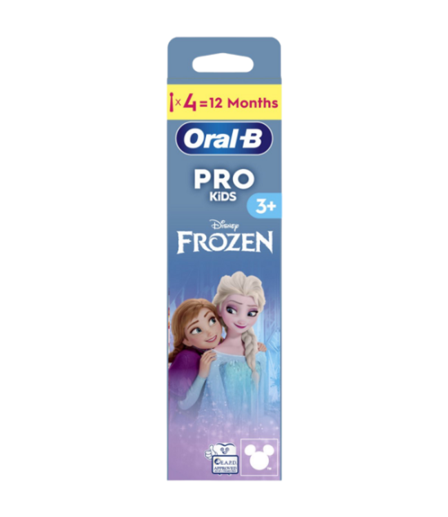 Oral-B PRO Kids 3+ Frozen opzetborstels - 4 stuks