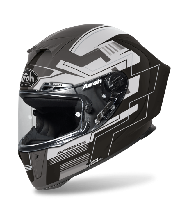 AIROH GP 550 S CHALLENGE BLACK MATT - Bikerbase BV