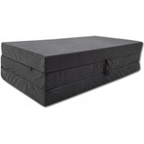 Grijze opvouwbare logeermatras - 200x80x10 cm - campingmatras