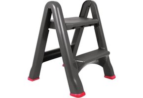 Opklapbare huishoudtrap curver - 2 treden - keukentrap