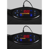 Multifunctionele zwarte fitness trilplaat