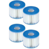 Bestway zwembad filters - 9 cm x ø8 cm - set van 4 - type 1 pomp - tot 1249 liter per uur