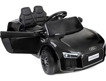 Elektrische kinderauto - audi r8 spyder - zwart