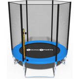 Blauwe trampoline - met veiligheidsnet - 183 cm