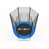 Blauwe trampoline - met veiligheidsnet - 183 cm