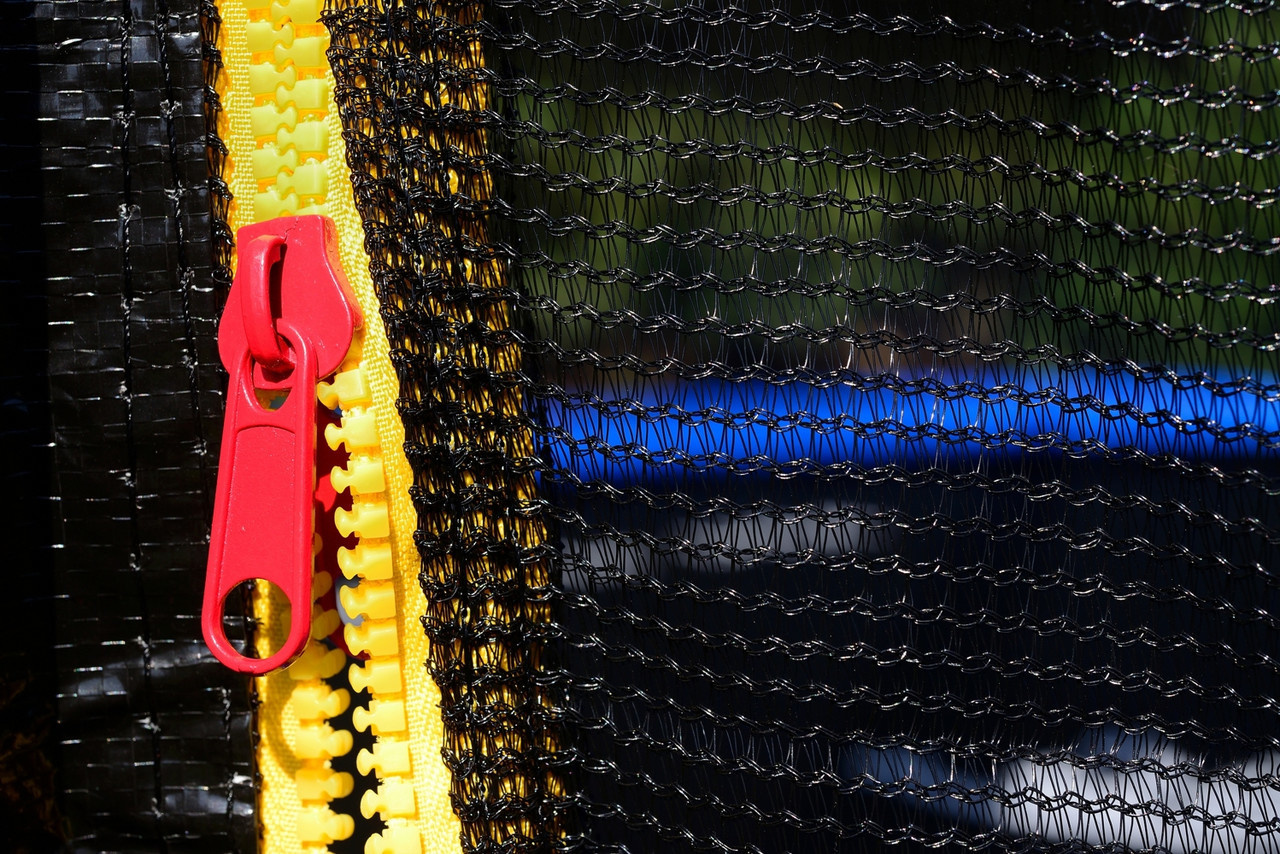 Blauwe trampoline - met veiligheidsnet - 183 cm