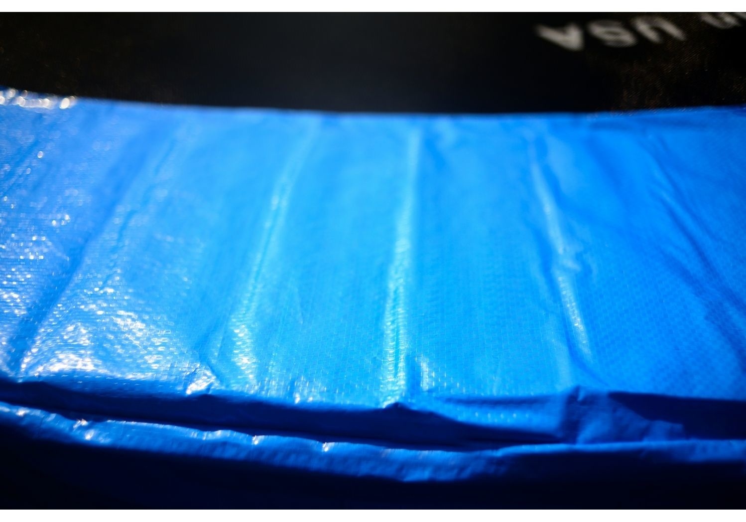 Blauwe trampoline - met veiligheidsnet - 183 cm