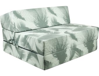 Opvouwbaar matras van 200x90x15cm met wasbare, organische hoes