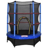 Blauwe trampoline - 140 cm