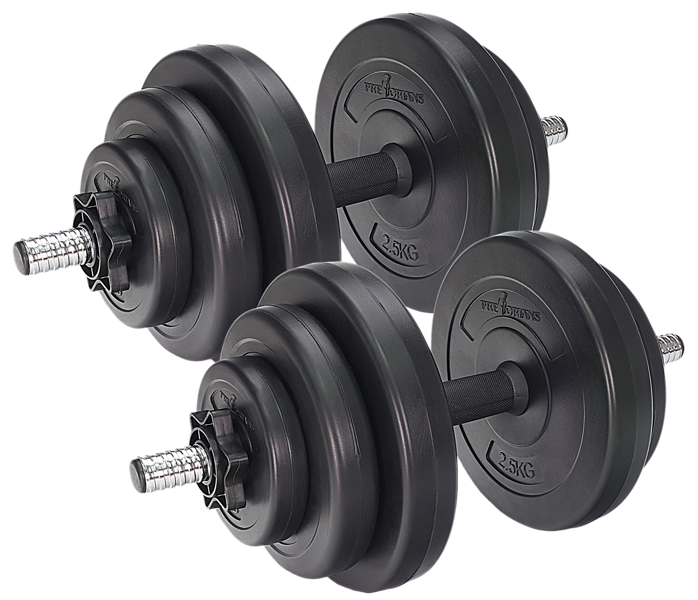 Halterset krachttraining 20 kg - dumbbellset 20 kg