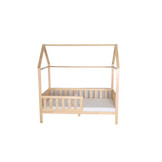 Huisbed 80x160 cm grenen kinderbed met lattenbodem