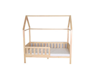 Huisbed 80x160 cm grenen kinderbed met lattenbodem