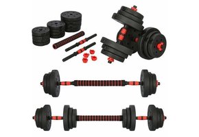 Halterset - dumbbells set - 20 kg - verstelbare gewichten