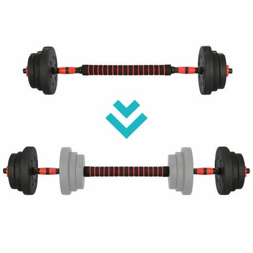 Halterset - dumbbells set - 20 kg - verstelbare gewichten