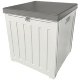 Tuinbox met zitplek - 76l - 42,8x42,8x46,4cm - kussenopslag