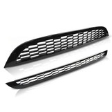 Grill mini cooper 01-06 r50/r53 s type - glanzend zwart