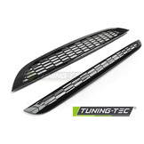 Grill mini cooper 01-06 r50/r53 s type - glanzend zwart