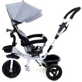 Driewieler fiets met duwstang en zonnekap