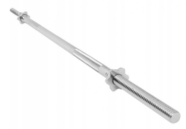 Halterstang 25 mm recht met schroefklem - 120 cm