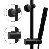 Doucheset met regendouche en thermostaatkraan