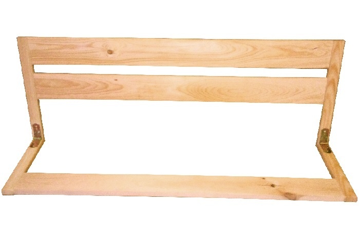 Bedhek inklapbaar - uitvalbeveiliging - vuren 97x40x30cm