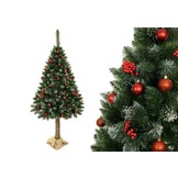 Kunstkerstboom op stam - 180 cm - sneeuw en glitter