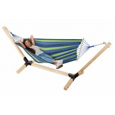 Hangmat - met standaard - tot 300 kg - 325x90x110 cm