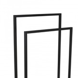 Staand handdoekenrek - mat zwart - 45x21,5x84,5 cm