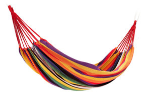 Hangmat - 2 persoons - 185 x 150 cm - kleurrijk