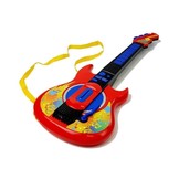 Muziekset met gitaar, keyboard en microfoon