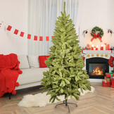 Kunstkerstboom - spar groen - 180 cm - stalen voet