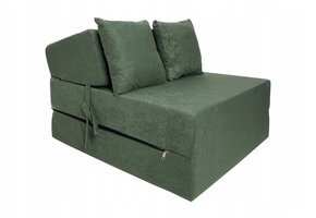 Opvouwbaar matras - logeermatras - 200x70x15 cm - groen