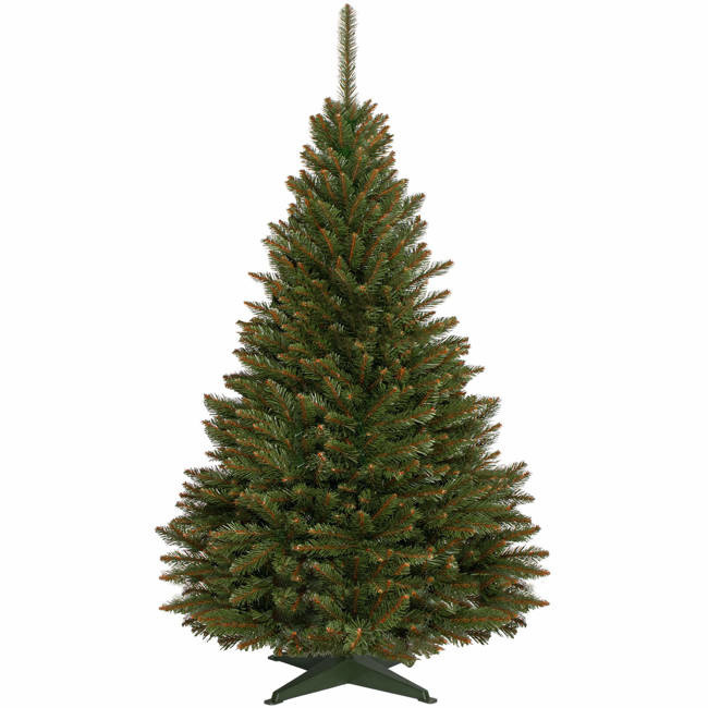 Kunstkerstboom - nep kerstboom - 240 cm - plastic voet - groen