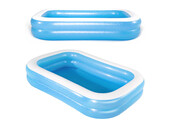 Opblaas zwembad - Bestway - 262x175x51 cm - blauw wit