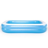 Opblaas zwembad - Bestway - 262x175x51 cm - blauw wit