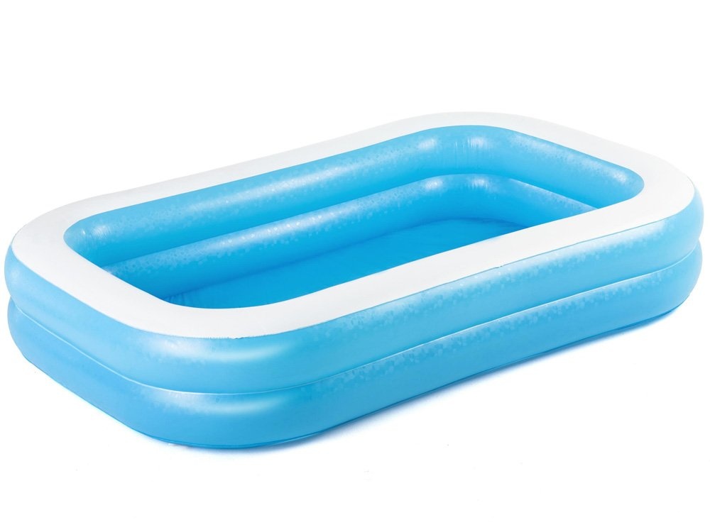 Opblaas zwembad - Bestway - 262x175x51 cm - blauw wit