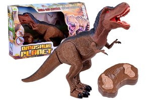 Dinosaurus speelgoed - bestuurbare dino - 53x10x27 cm - bruin
