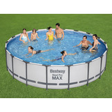 Bestway zwembad - met pomp en zwembad trap - 549x122 cm - wit