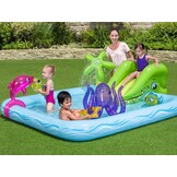 Kinderzwembad - met glijbaan - 239x206x86 cm - Bestway Aquarium